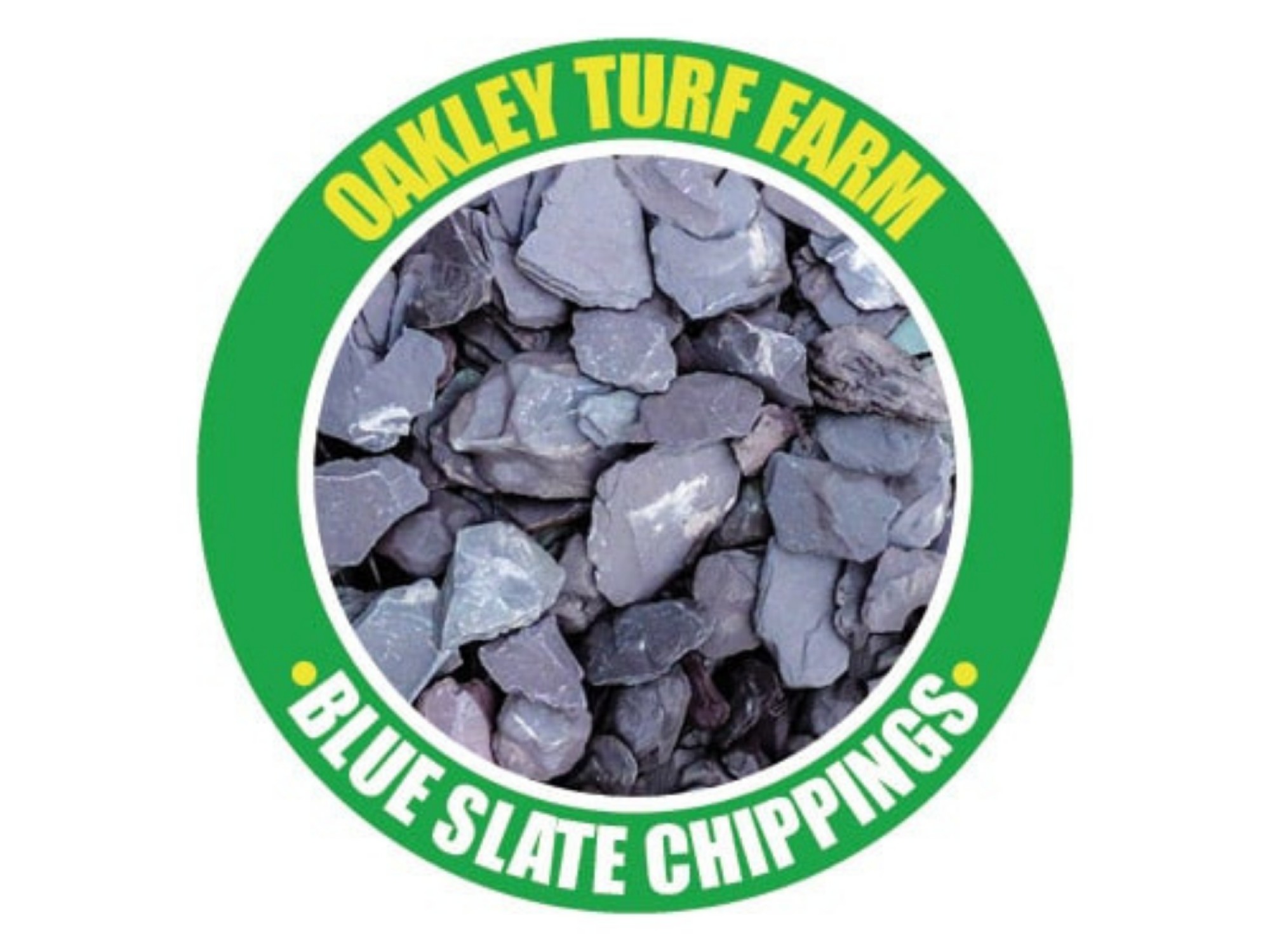 Blue Slate Chippings Bulk Bag